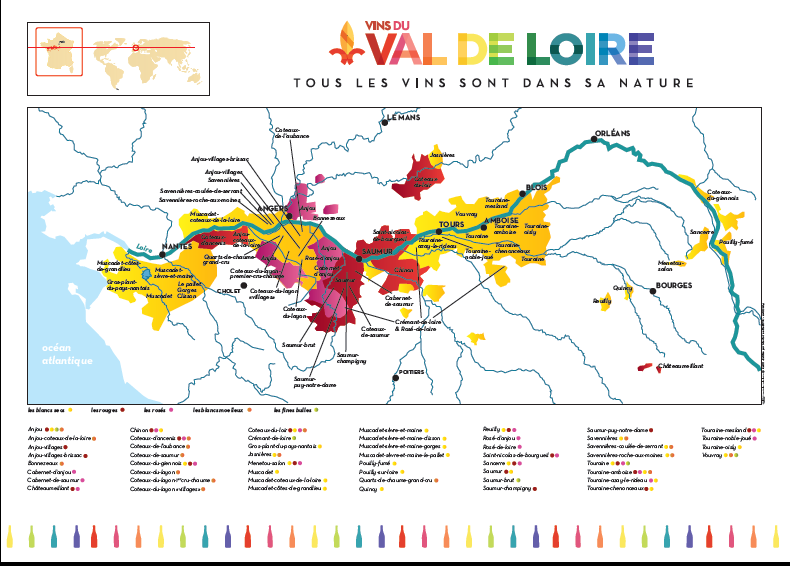 loire valley map